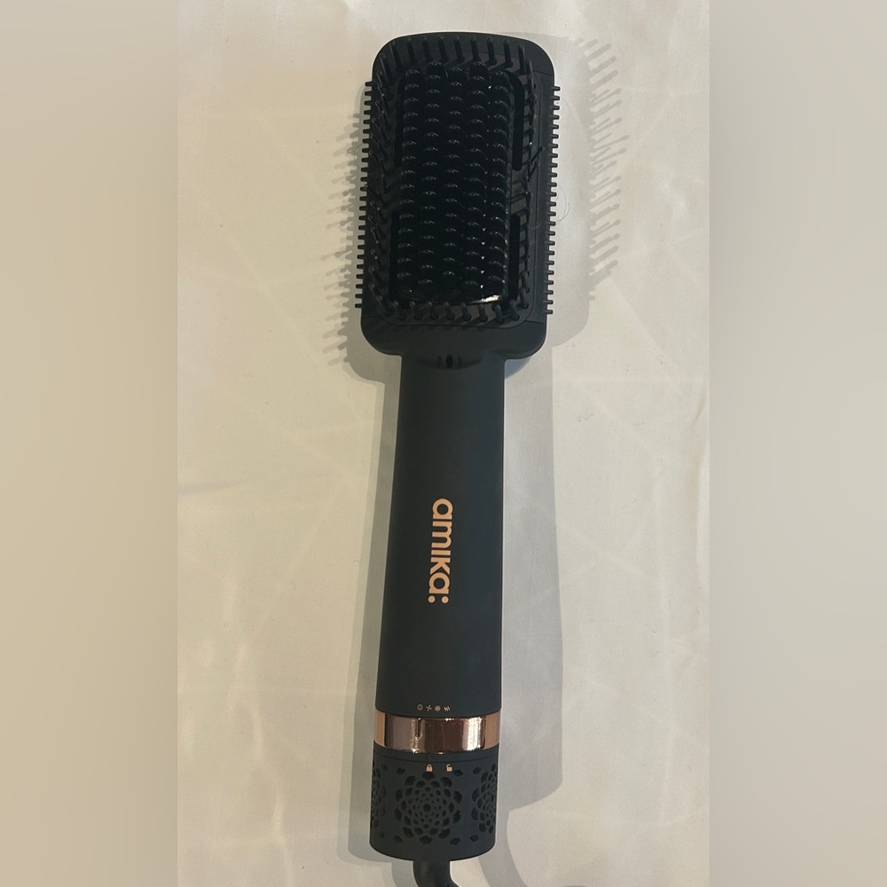 Amika Double Agent 2-in-1 Straightening Blow Dryer Brush
